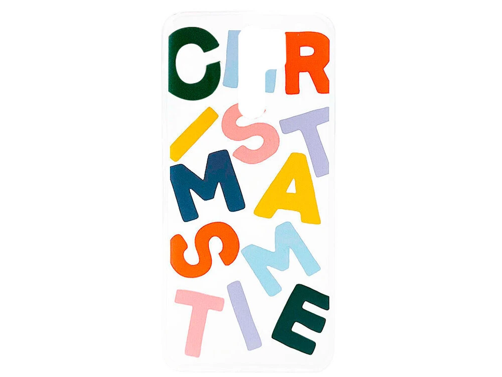 Силиконовый чехол Print Redmi 9 Christmas transparent