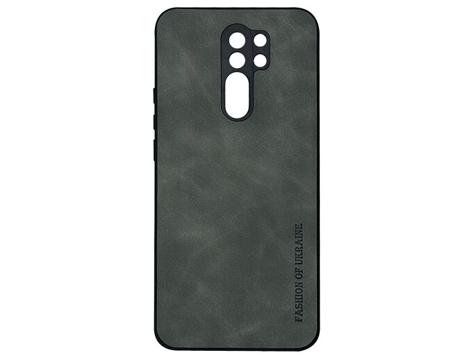 Накладка Nubuck Fashion of Ukraine Redmi 9 gray