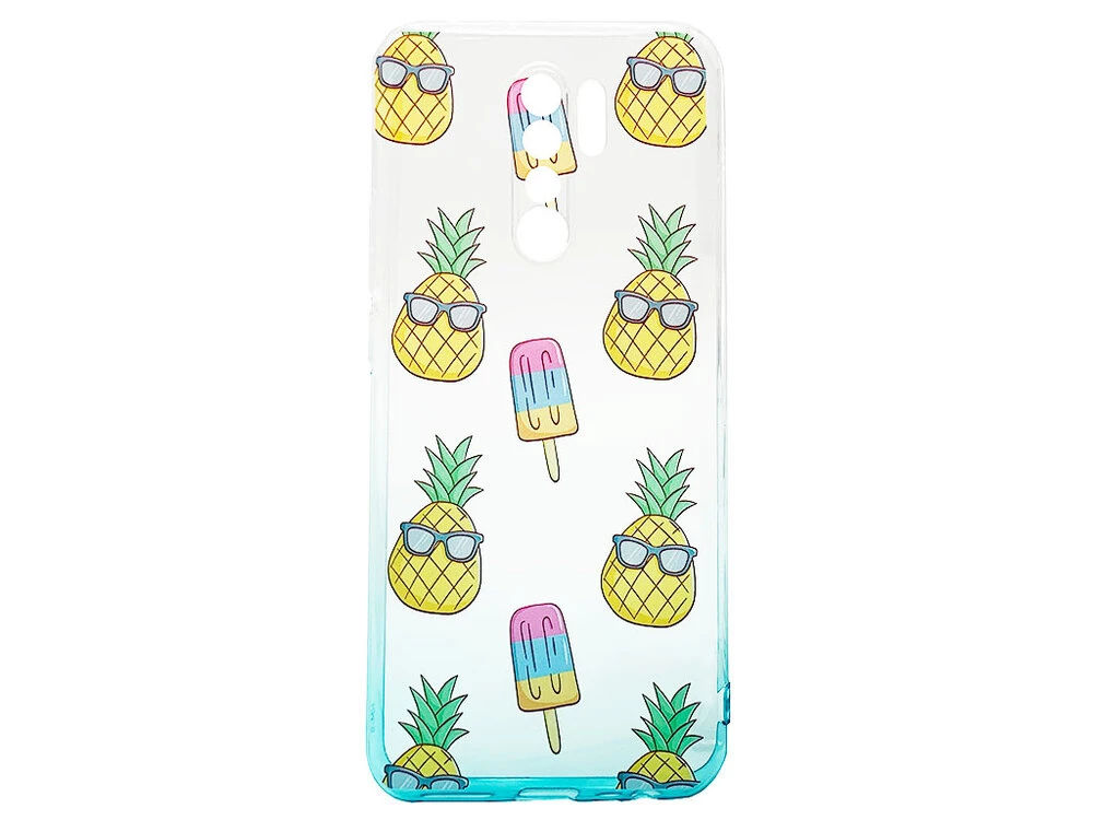 WAVE Sweet&amp;Acid Redmi 9 white/turquoise/pineapple