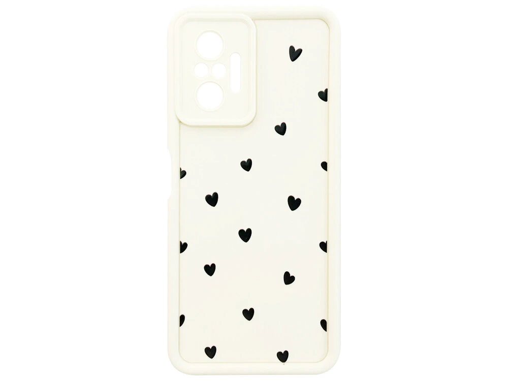 TPU Hearts Black Camera Redmi Note 10 Pro vanilla