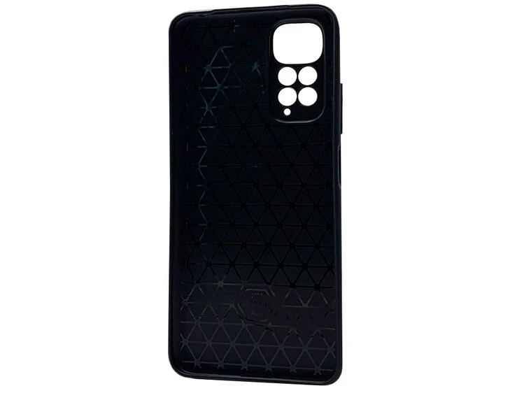 Накладка Leather Weaving Redmi Note 11/11s black
