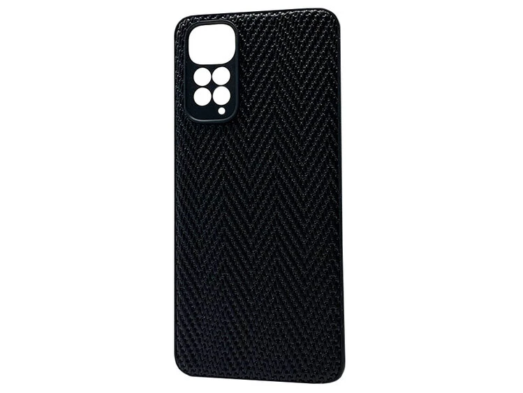 Накладка Leather Weaving Redmi Note 11/11s black