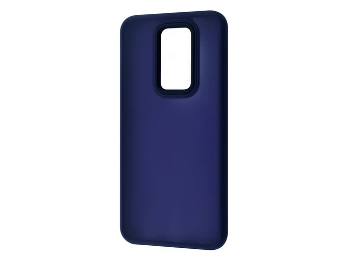 Тёмно-синие матовые металлические кнопки для Redmi Note 9