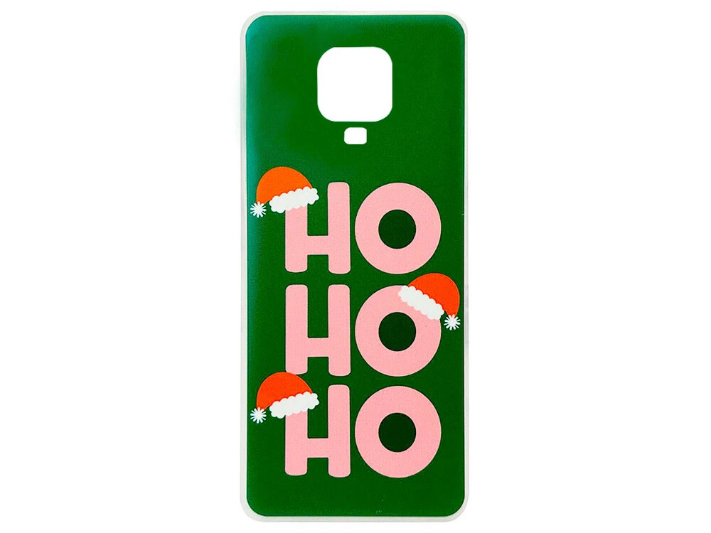 Накладка силікон Print Redmi Note 9s/Note 9 Pro/Note 9 Pro Max Green ho ho ho