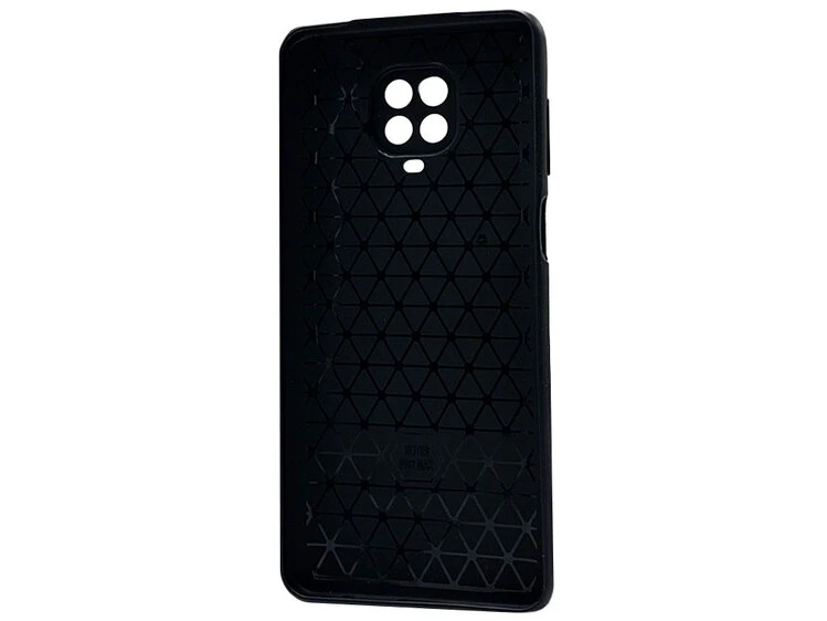 Накладка Leather Weaving Redmi Note 9s/Note 9 Pro/Note 9 Pro Max black