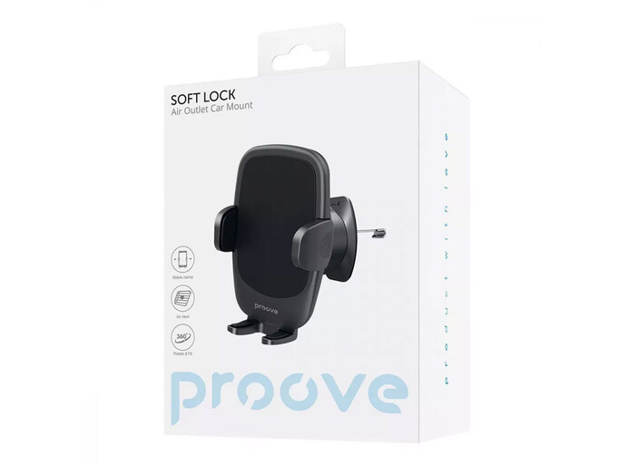Holder Proove Soft Lock Magnetic Air Outlet Car Mount black