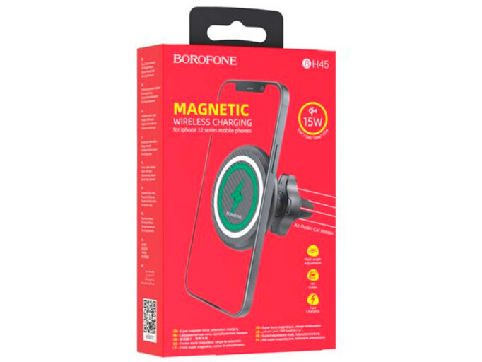 Holder Borofone BH45 Wireless MagSafe Magnetic 15W black