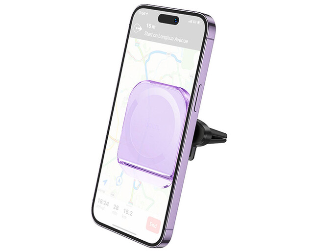 Holder Hoco H42 air outlet magnetic purple