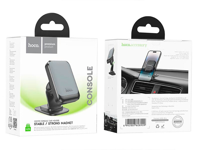 Держатель Hoco H25 Magnetic черный