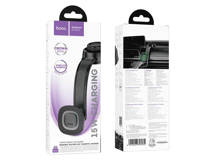 Holder Hoco HW31 Wireless 15W Type-C black