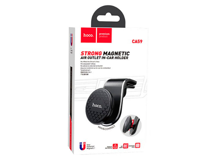 Держатель Hoco CA59 Victory air magnetic black