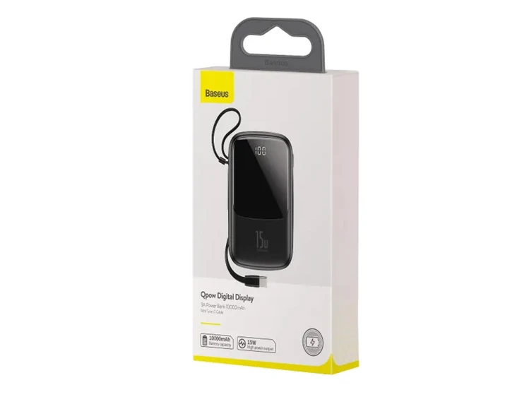 Power Bank Baseus Qpow 15W 10000mAh black