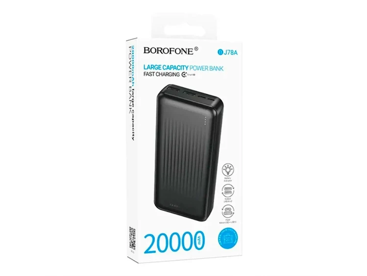 Power Bank Borofone BJ78A 20000mAh black
