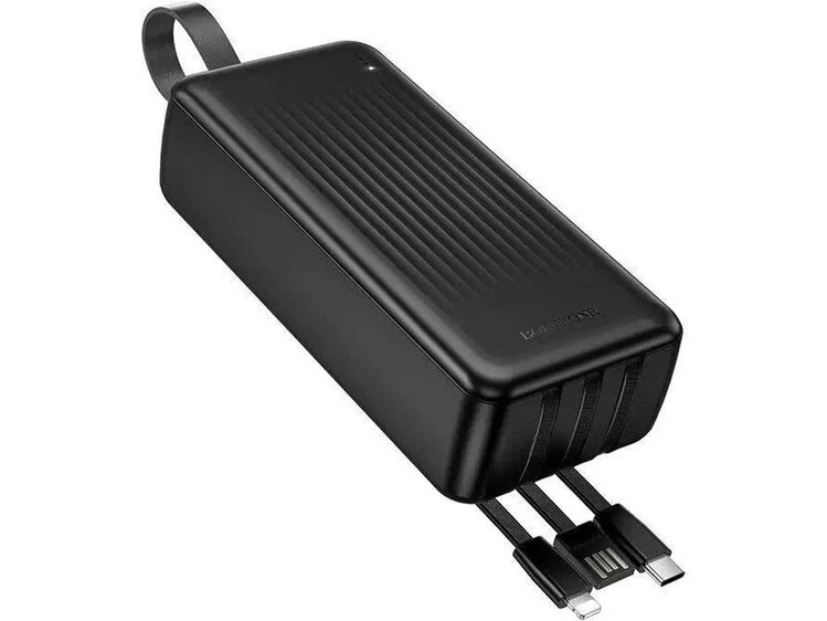 Power Bank Borofone BJ79B 30000mAh built-in 3 cables black