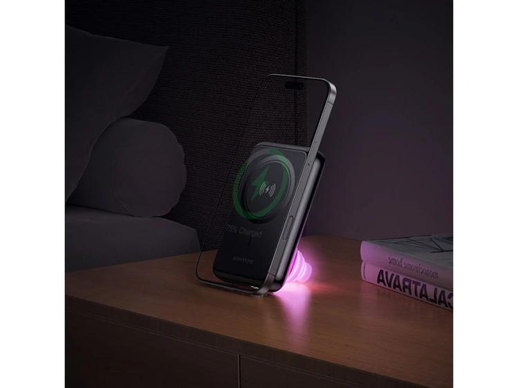 Power Bank Borofone BJ83 Magsafe 22.5W/Lamp 10000mAh black