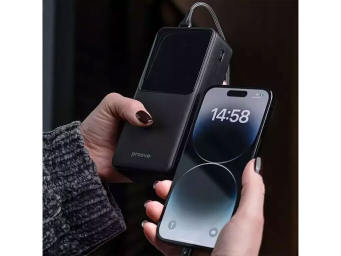 Power Bank Proove Illuminator 30000mAh 22.5W черный