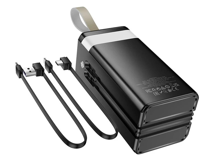 Power Bank Hoco DB58A 40000 mAh 22.5W + lightning/Type-C black