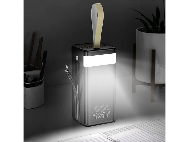 Power Bank Hoco DB58A 40000 mAh 22.5W + lightning/Type-C black