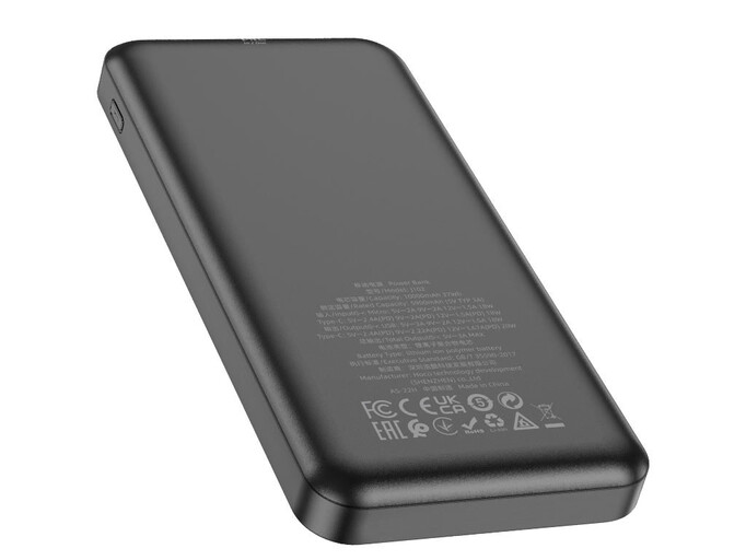 Повербанк Hoco J102 QC3,0/20W 10000mah черный
