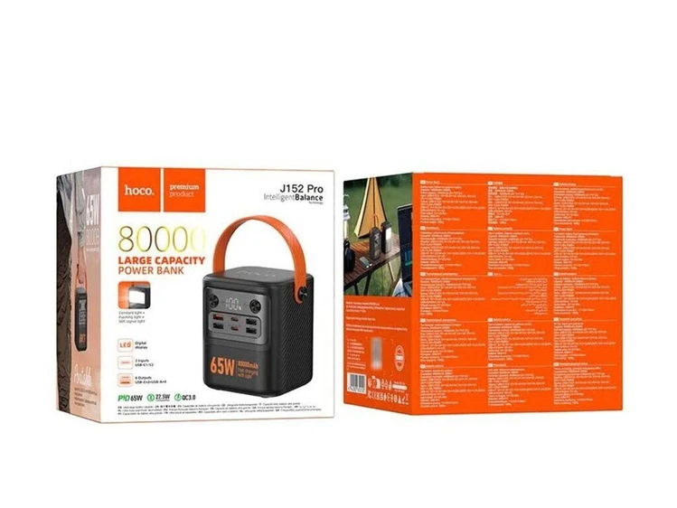 Power Bank Hoco J152 Pro PD65W/QC3.0 80000mAh white