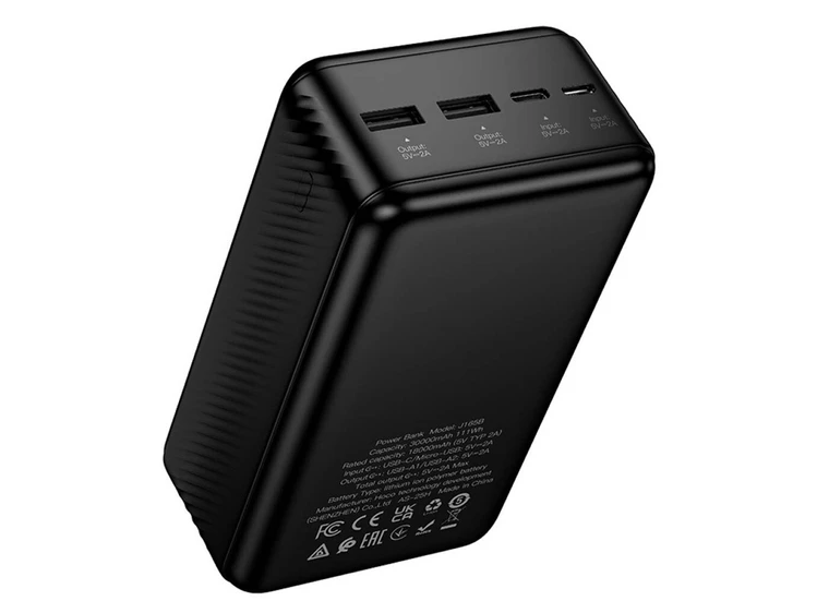 Power Bank Hoco J165B Honey 30000mah black