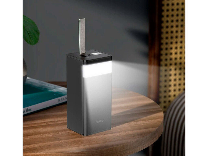 Повербанк Hoco J86A PD20W/QC3.0/Лампа 50000мАч черный