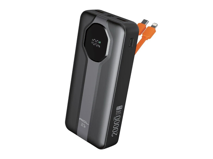 Power Bank ACL PW-107 22.5W 20000mAh black