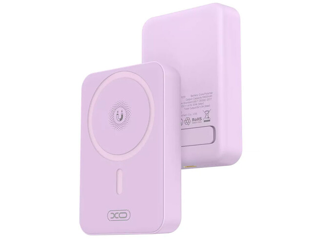 Power Bank XO PR231 Magnetic Wireless 15W 10000 mAh purple