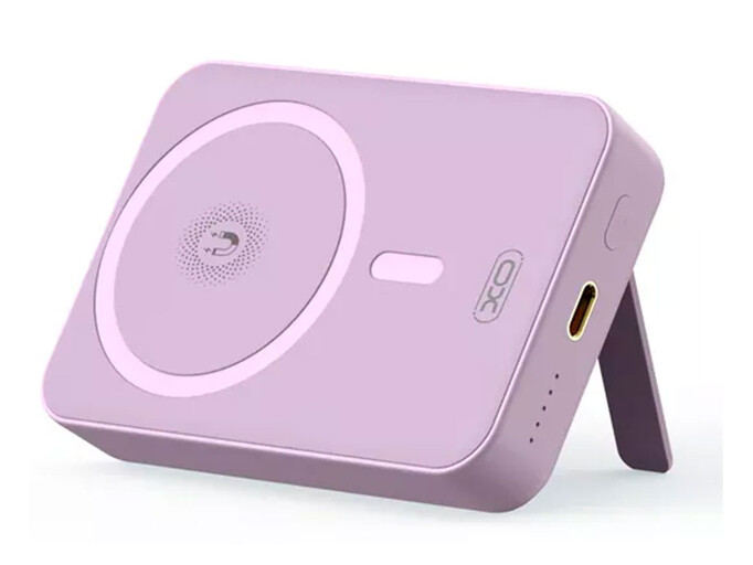 Power Bank XO PR231 Magnetic Wireless 15W 10000 mAh purple
