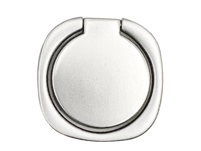 Кольцо стального серого цвета