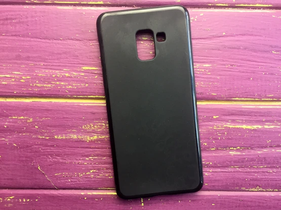 Силікон Samsung A8+ (18) Black