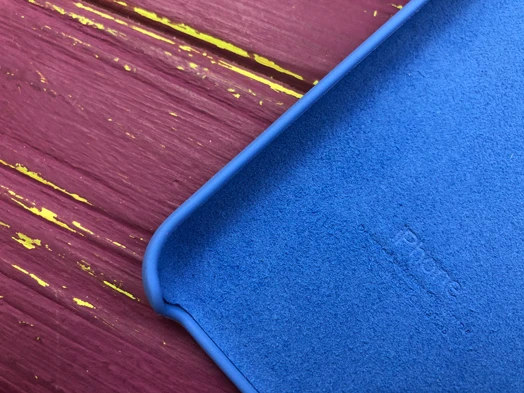 Case soft touch iP X/Xs blue