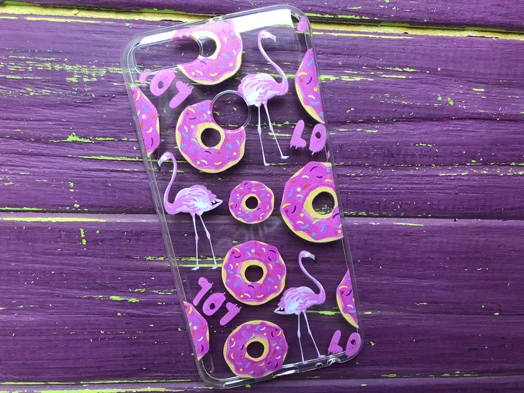 Силикон Mi 5X/ Mi A1 LOL фламинго