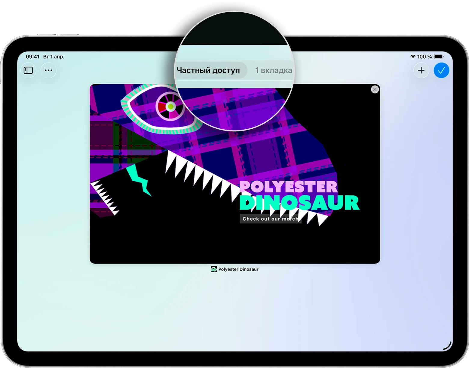 Как включить режим частного доступа в Safari в iOS?