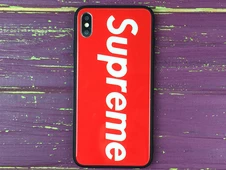 TPU+Glass My Style iP Xs Max Supreme Red - 1