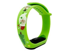 Ремінець силікон New Year Mi Band 5/6 neon green - 2