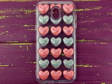 Акваріум Glitter Heart Samsung J530 Pink - 1