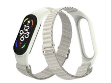 Ремінець силікон Alpine Loop Mi Band 5/6/7 white - 2