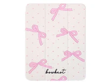 Plastic Cover Print iPad 10.9" (2022-24)/11" (A16) 2025 з кріпленням для стілусу pink bowknot - 1
