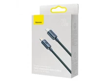 Кабель Baseus Crystal Shine Type-C to Lightning 20W (2m) black - 2
