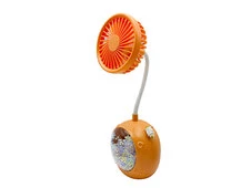 Портативний вентилятор Moon Night Light fan HD-6604 pink - 1