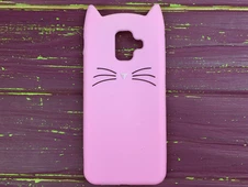 3D CAT'S Samsung A6 (18) Pink - 1
