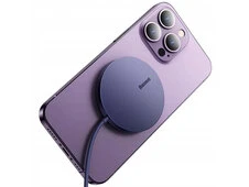 Wireless Charger Baseus Simple Mini3 15W Type-C purple - 5
