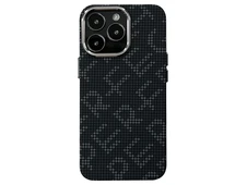 Накладка Elite Carbonique MagSafe Metal Frame iPhone 16 Pro Max black perfect - 1