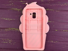 3D Cake Samsung A8+ (18) Light Pink - 3