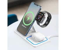 Wireless Charger XO WX023 3in1 15W white - 3