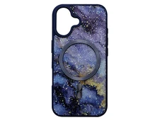 Накладка Crystal Geode MagSafe iPhone 16 midnight blue - 1