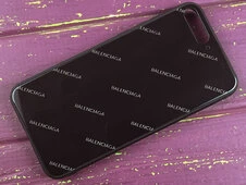 TPU+Glass Balenciaga Huawei Y6(18) Black - 3