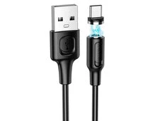 Кабель Borofone BX41 magnetic Type-C 3A (1m) black - 1