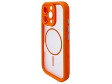 Накладка Clear Shock MagSafe iPhone 16 Pro Max orange - 4